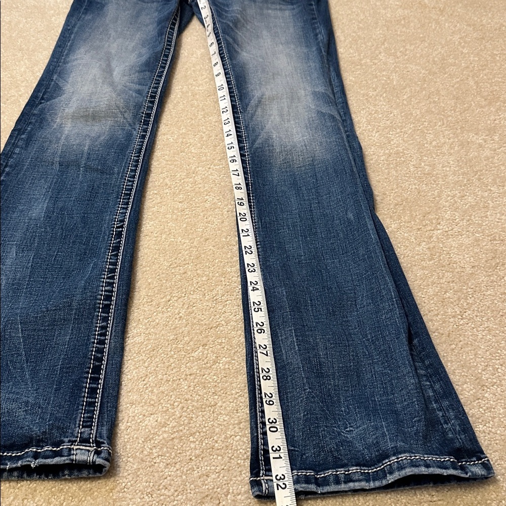 Miss Me Mid rise Boot cut jeans 26 X 32 - Picture 8 of 16